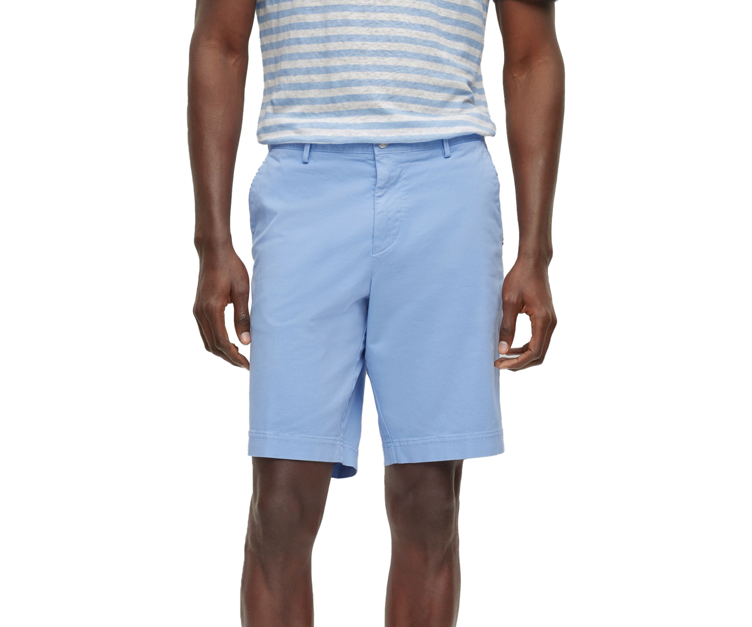   Mens Flat Front Twill Shorts 