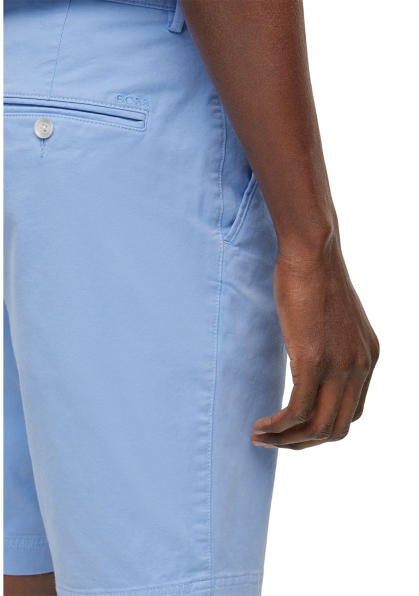   Mens Flat Front Twill Shorts 
