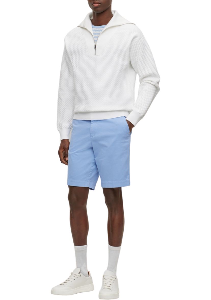   Mens Flat Front Twill Shorts 