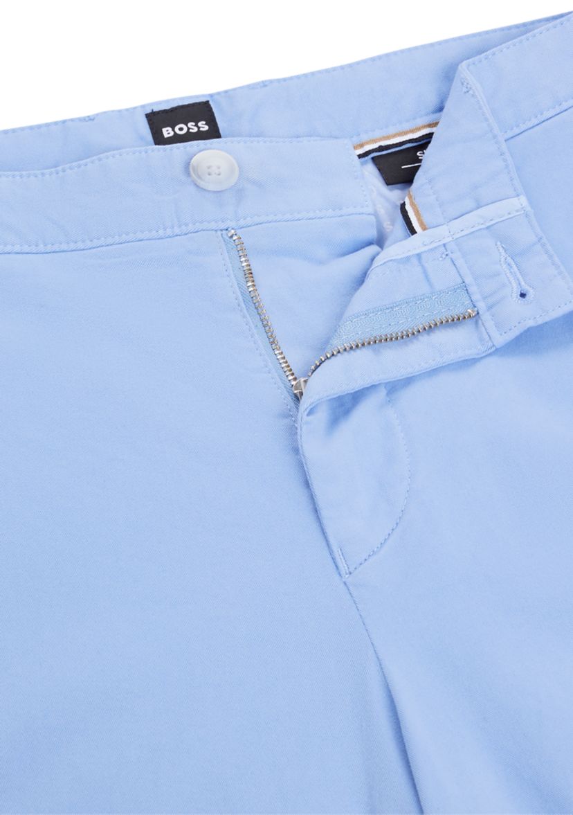   Mens Flat Front Twill Shorts 