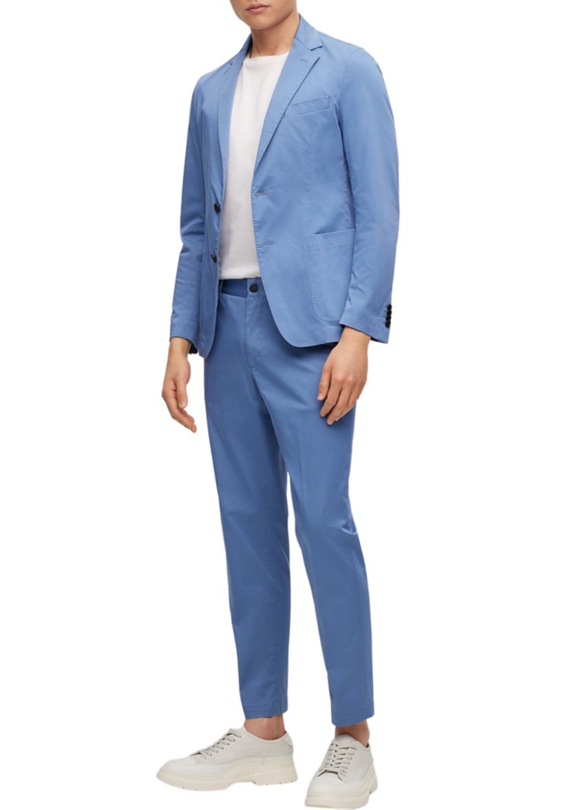  Mens Straight Leg Back Elastic Waistband Pants 