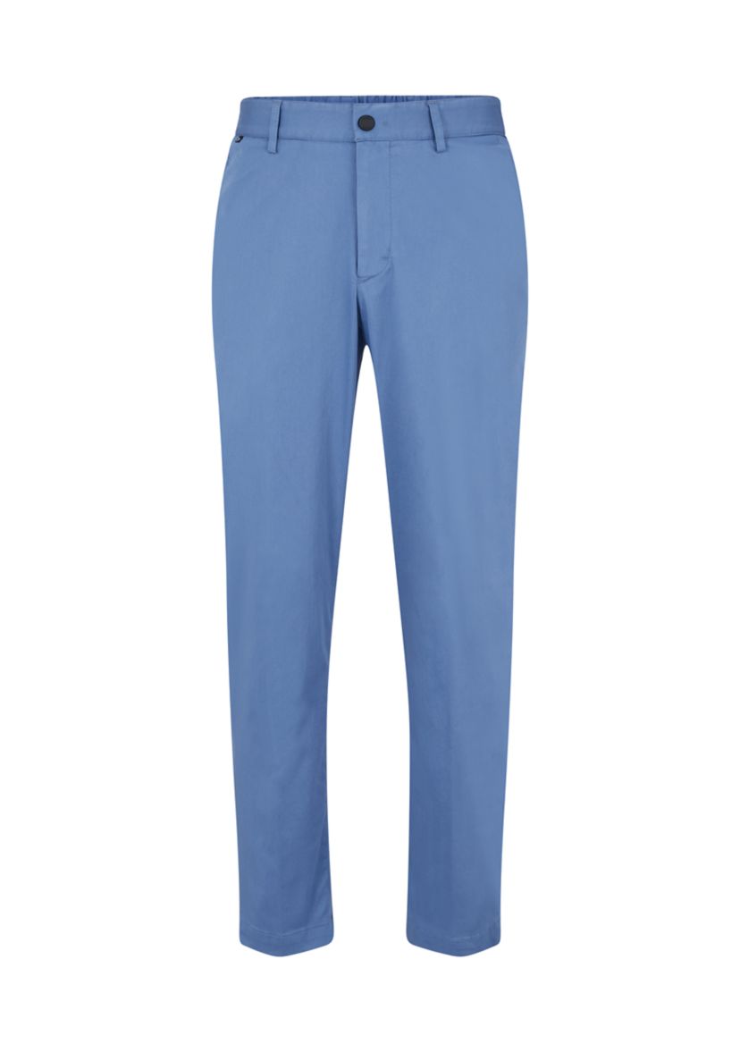  Mens Straight Leg Back Elastic Waistband Pants 