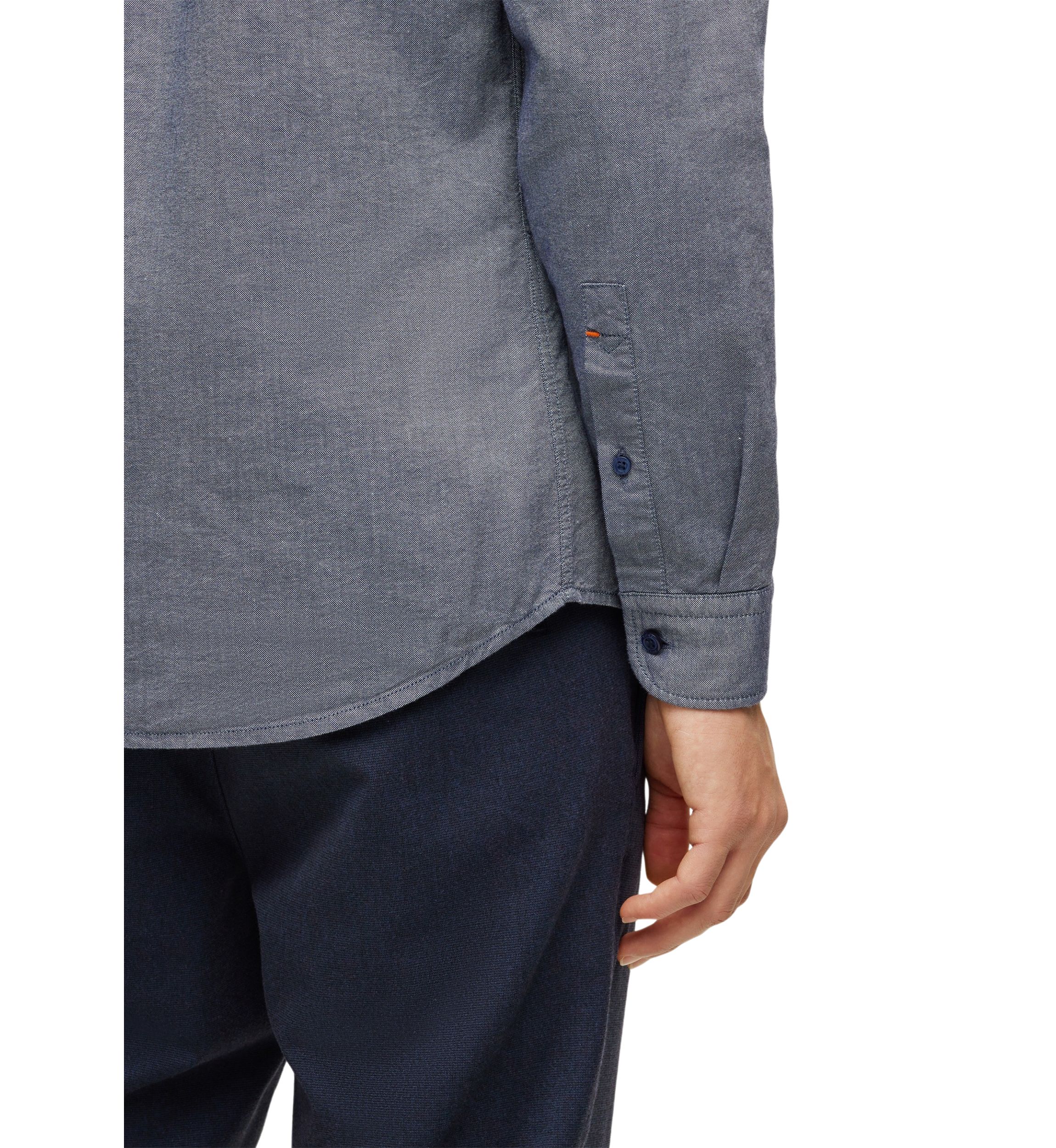  Mens Long Sleeve Button Down Collared Shirt 