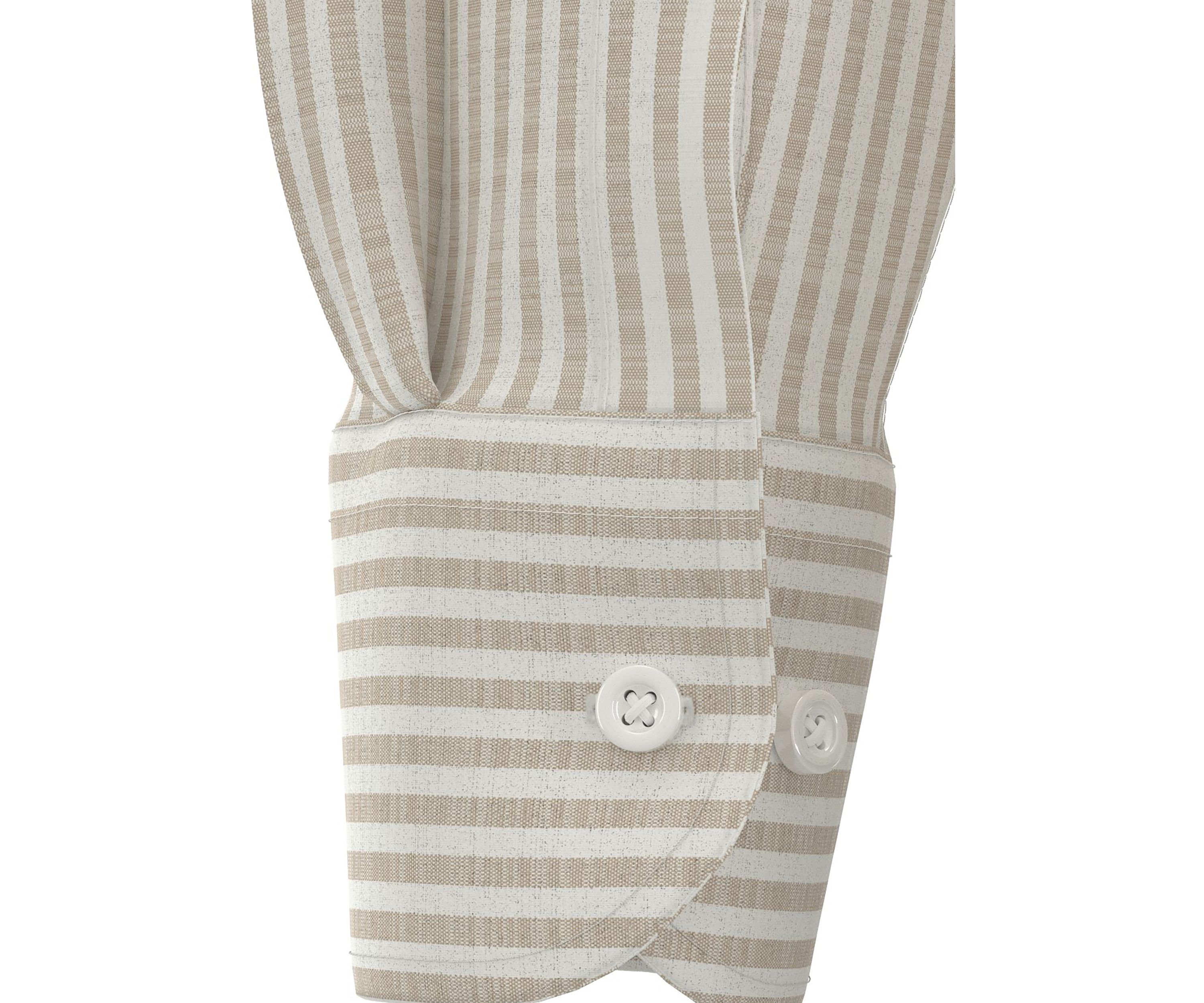 Mens Long Sleeve Striped Dress Shirt