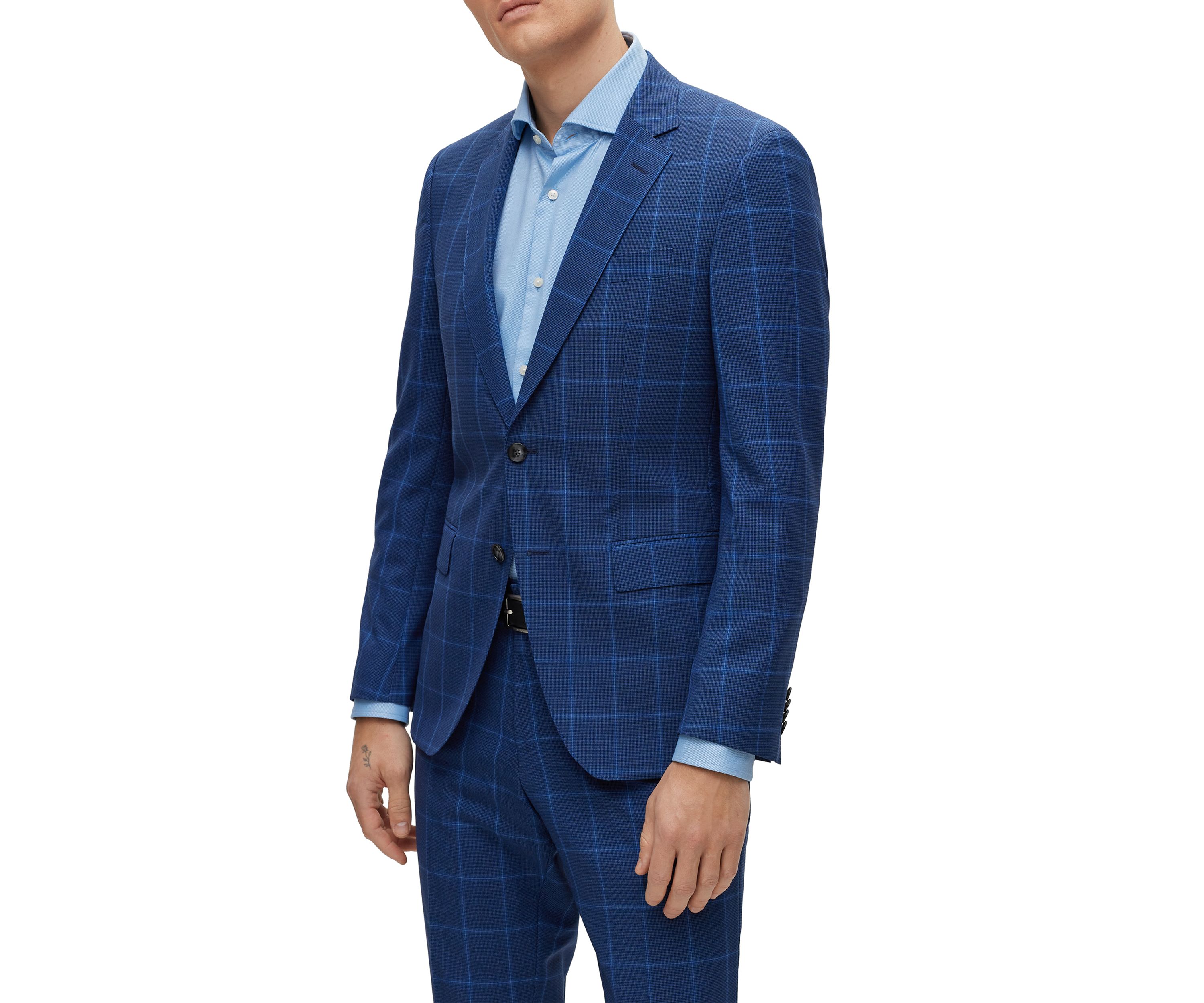   Mens 2-Piece Printed Suit 