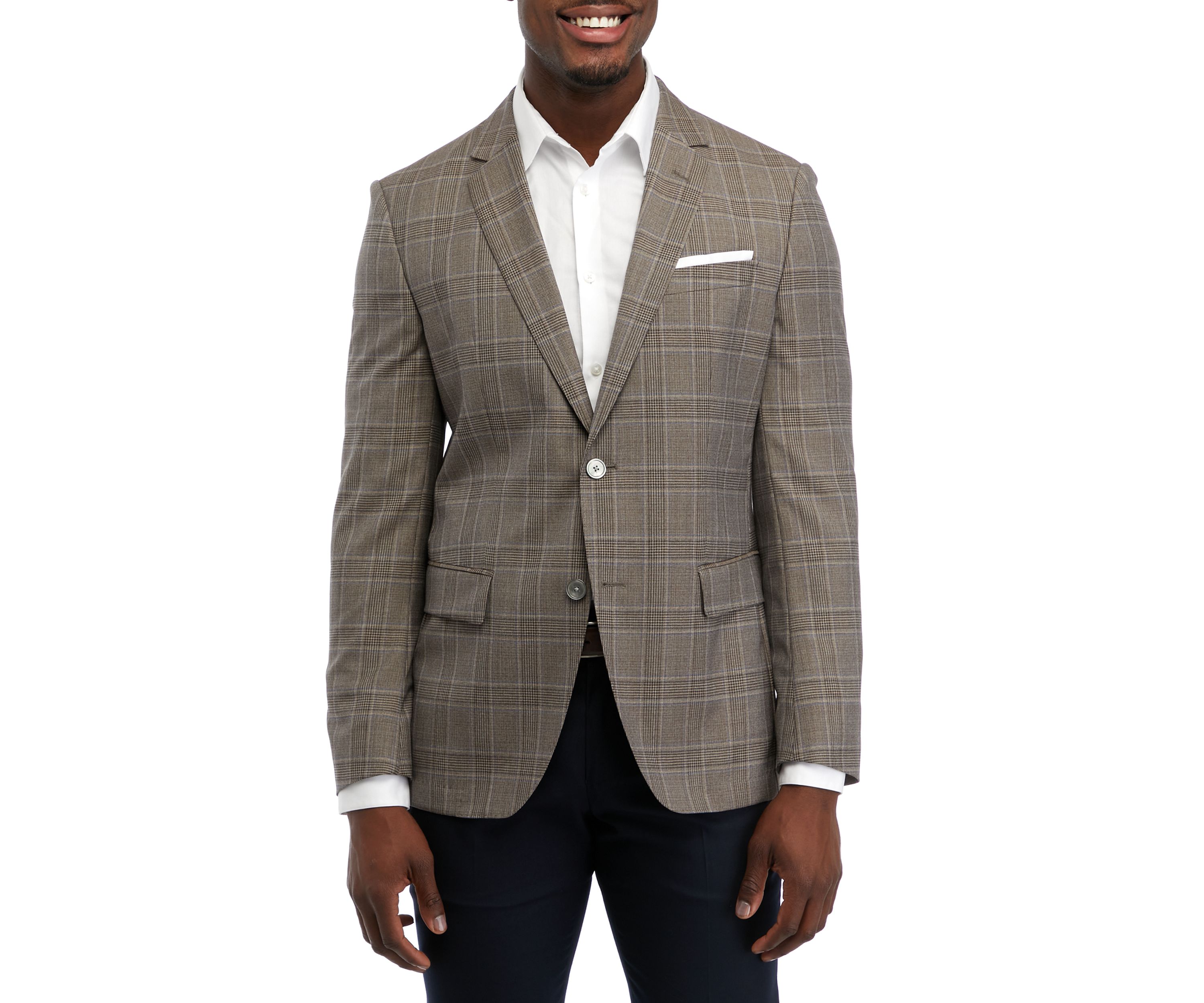 Mens Plaid Blazer