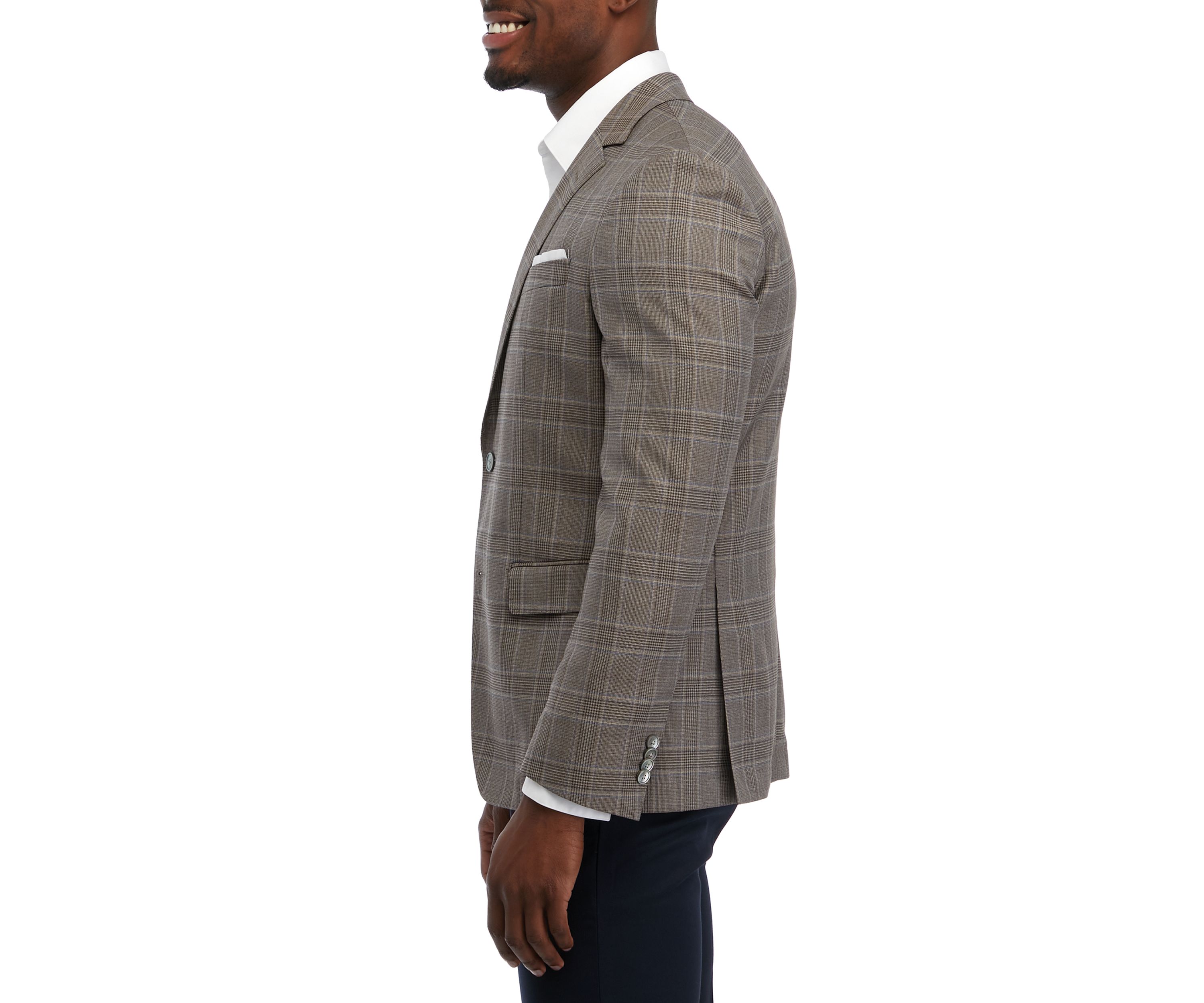 Mens Plaid Blazer