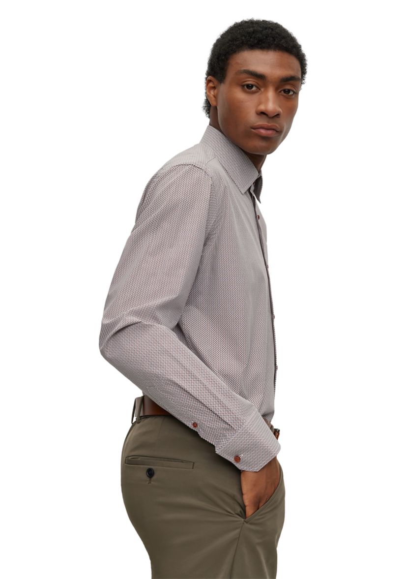 Mens Joe Kent Spread Collar Dress Shirt