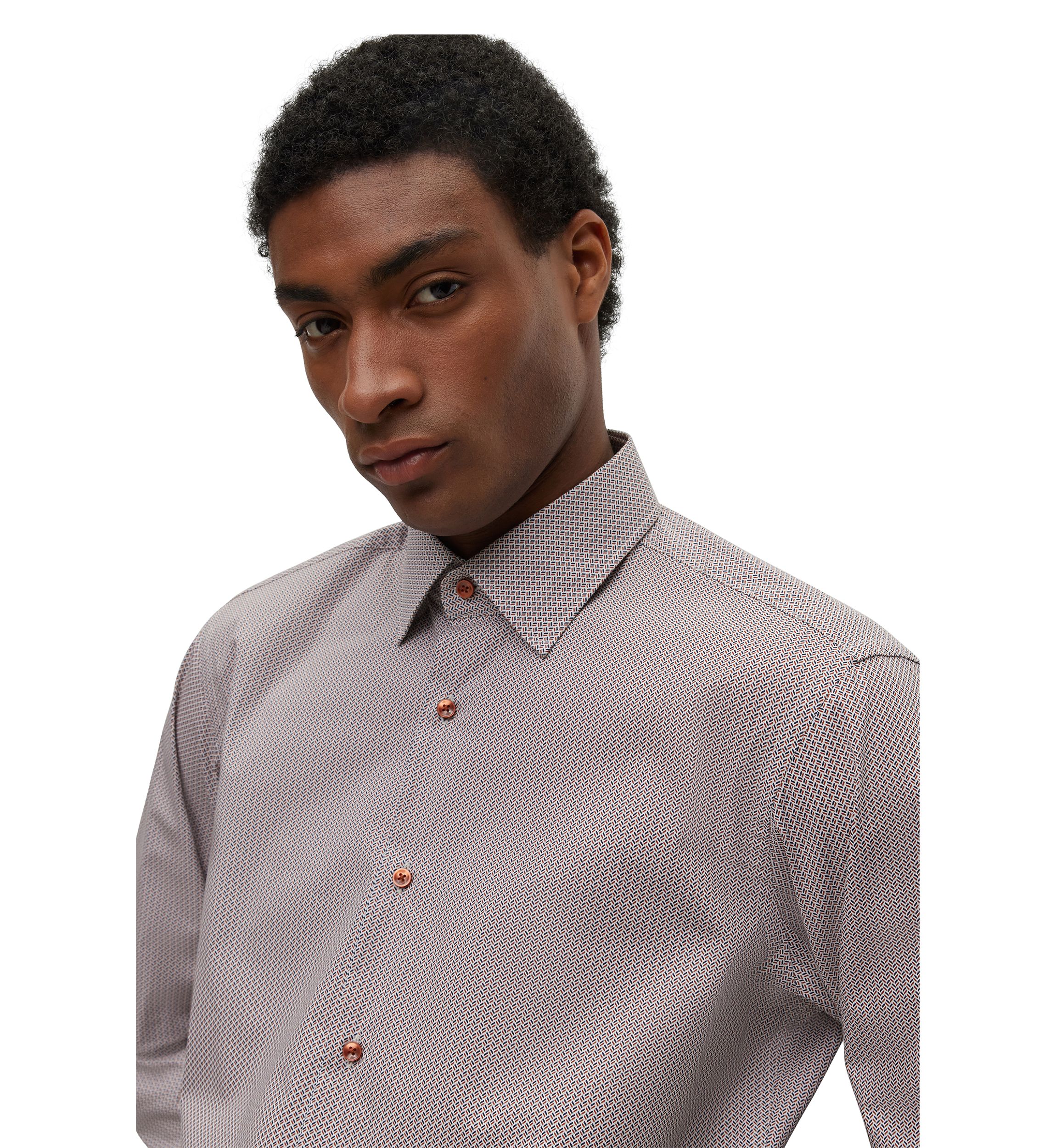 Mens Joe Kent Spread Collar Dress Shirt