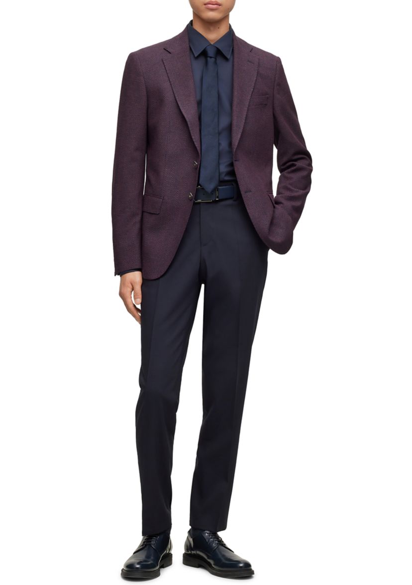 Mens Slim Fit Dress Pants