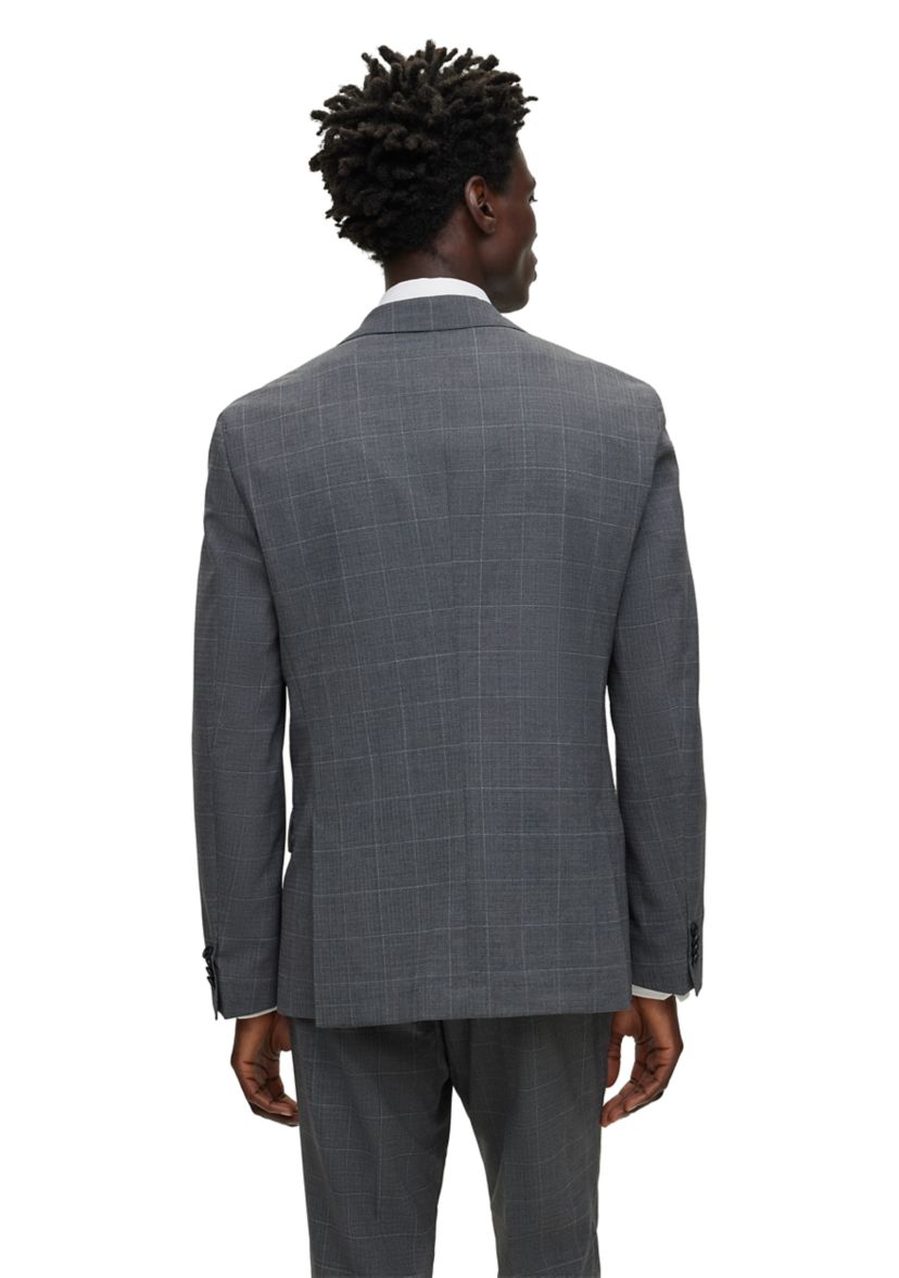 Mens Slim Fit Stretch Fabric Performance Suit