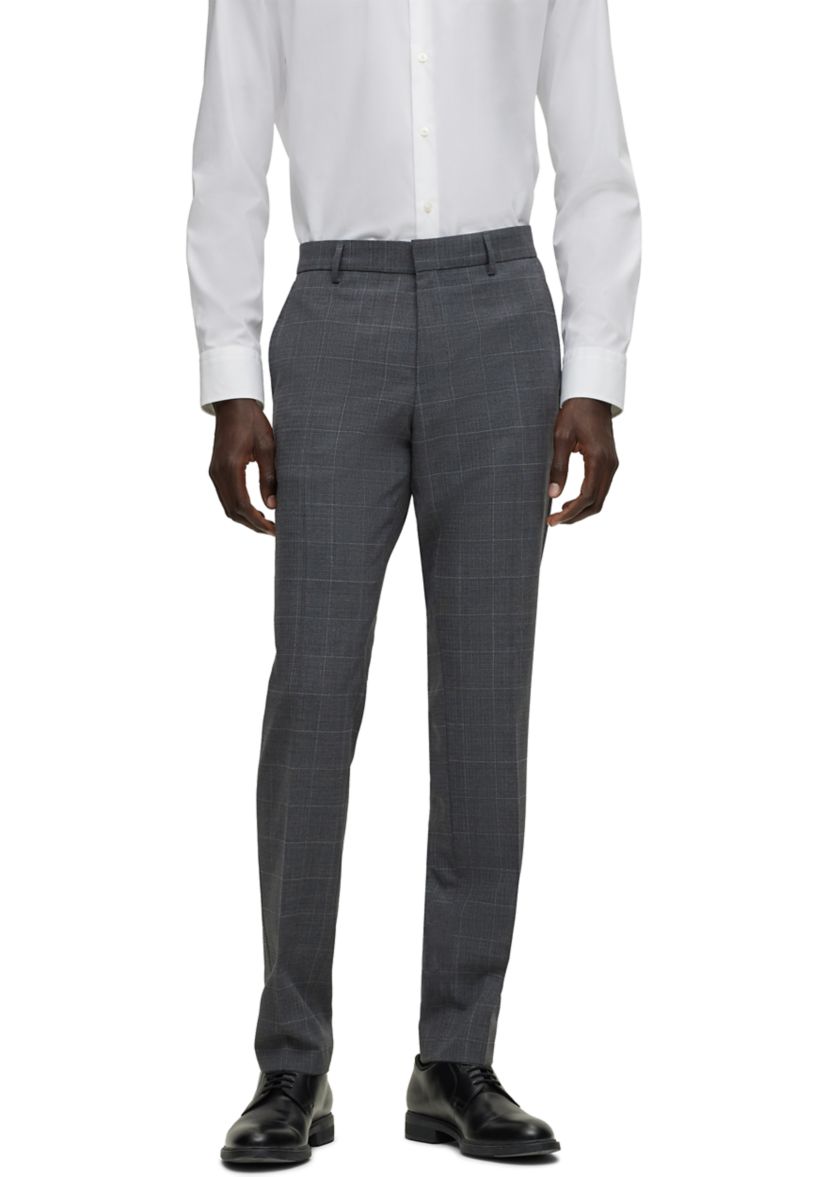 Mens Slim Fit Stretch Fabric Performance Suit