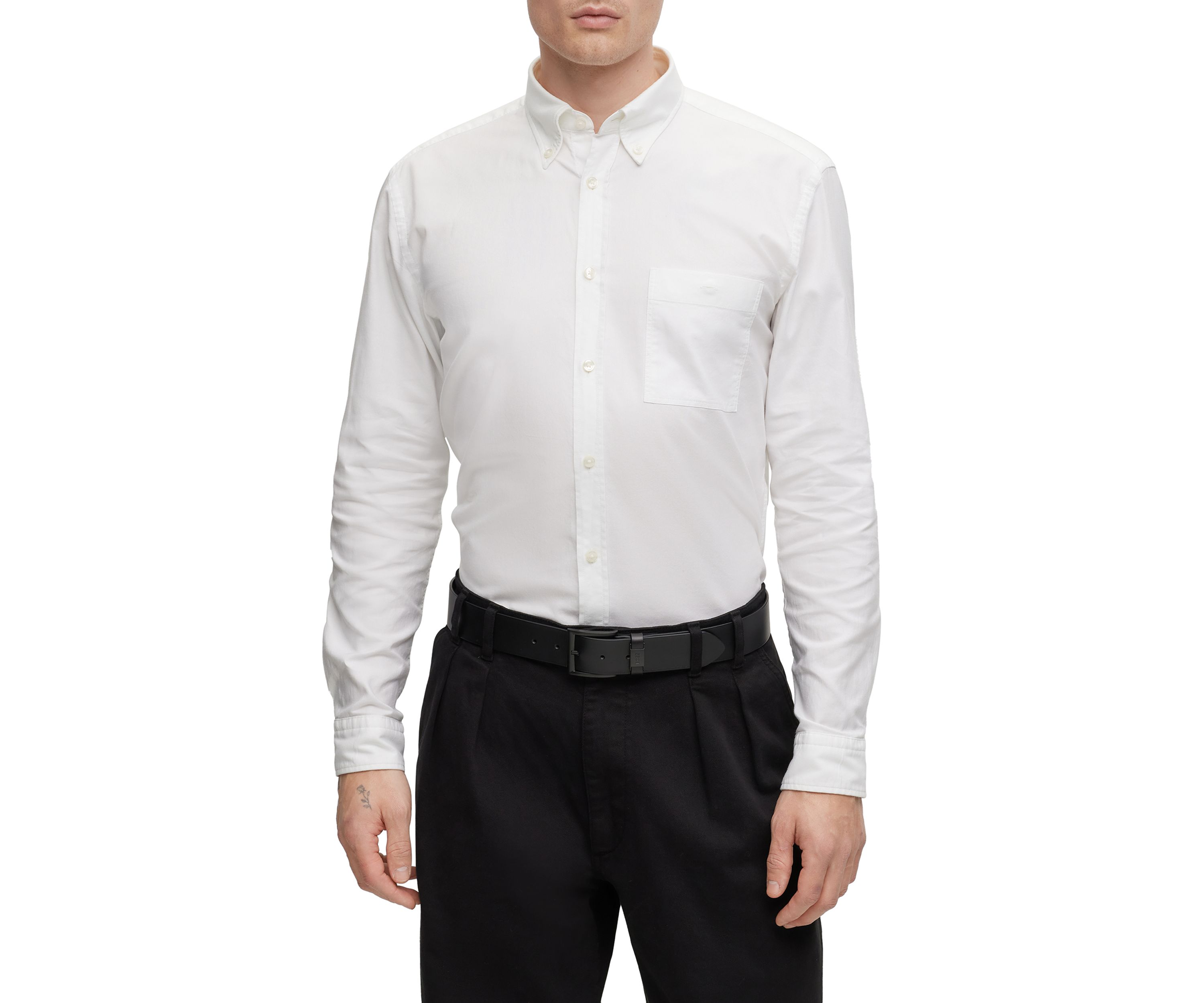Mens Slim Fit Roan Button Down Shirt
