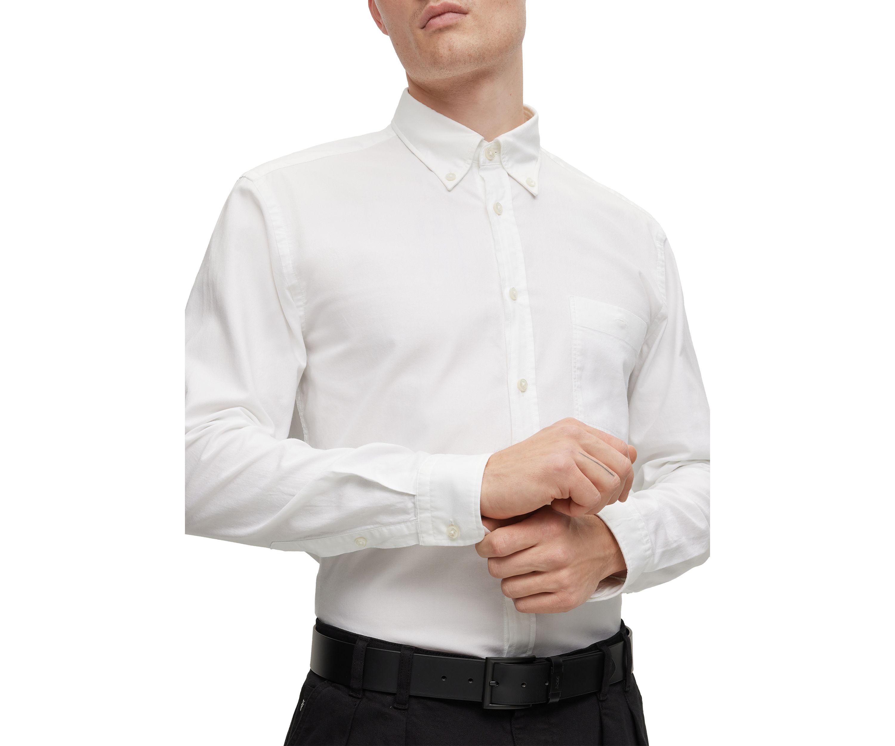 Mens Slim Fit Roan Button Down Shirt
