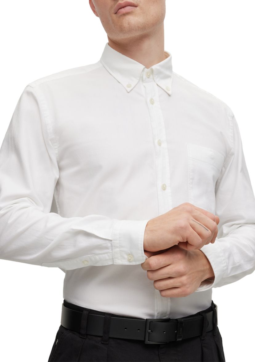 Mens Slim Fit Roan Button Down Shirt