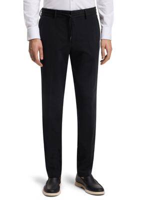 HUGO BOSS Men's Dressletic Slim Fit Tapered Trousers with Reversible Drawstring, 42 Regular