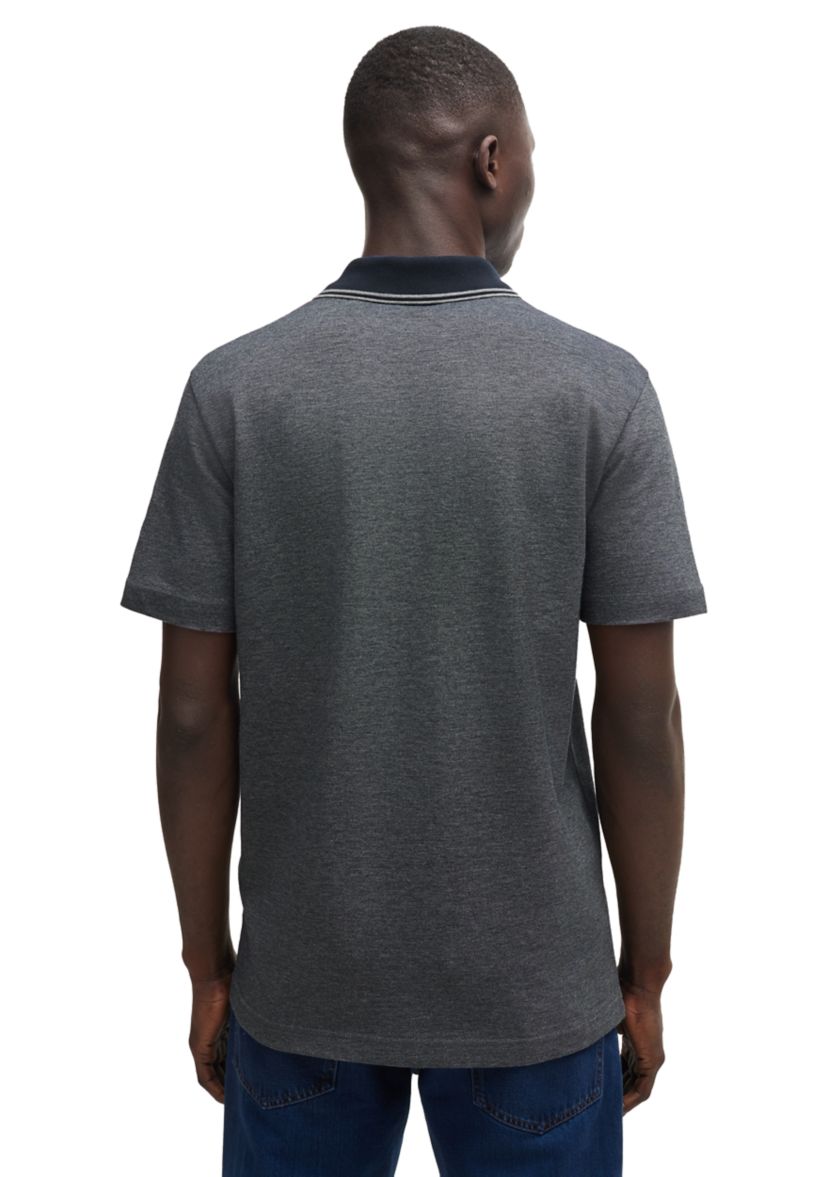 Mens Short Sleeve Knit Polo Shirt