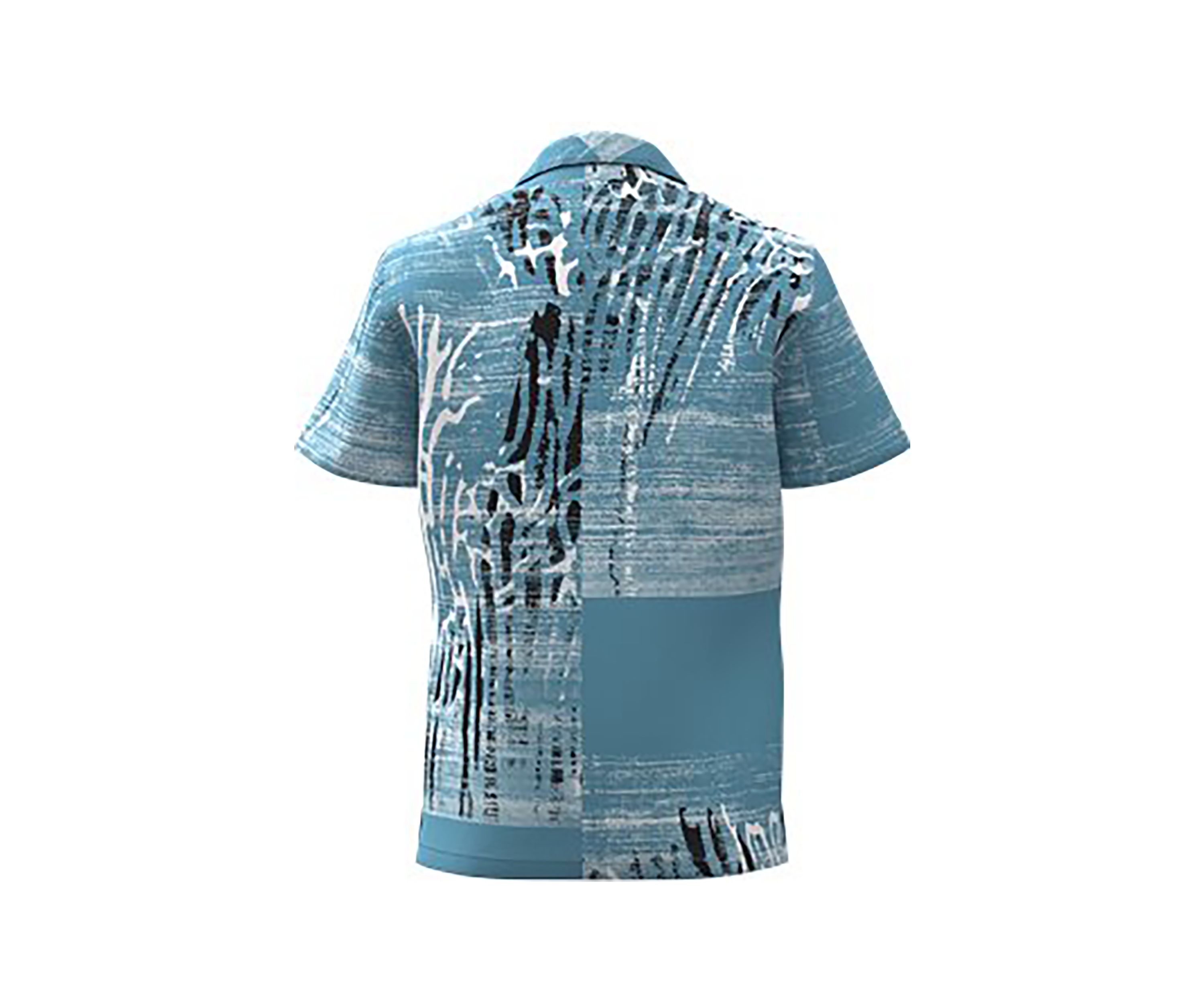 Mens Rayer Printed Button Down Shirt
