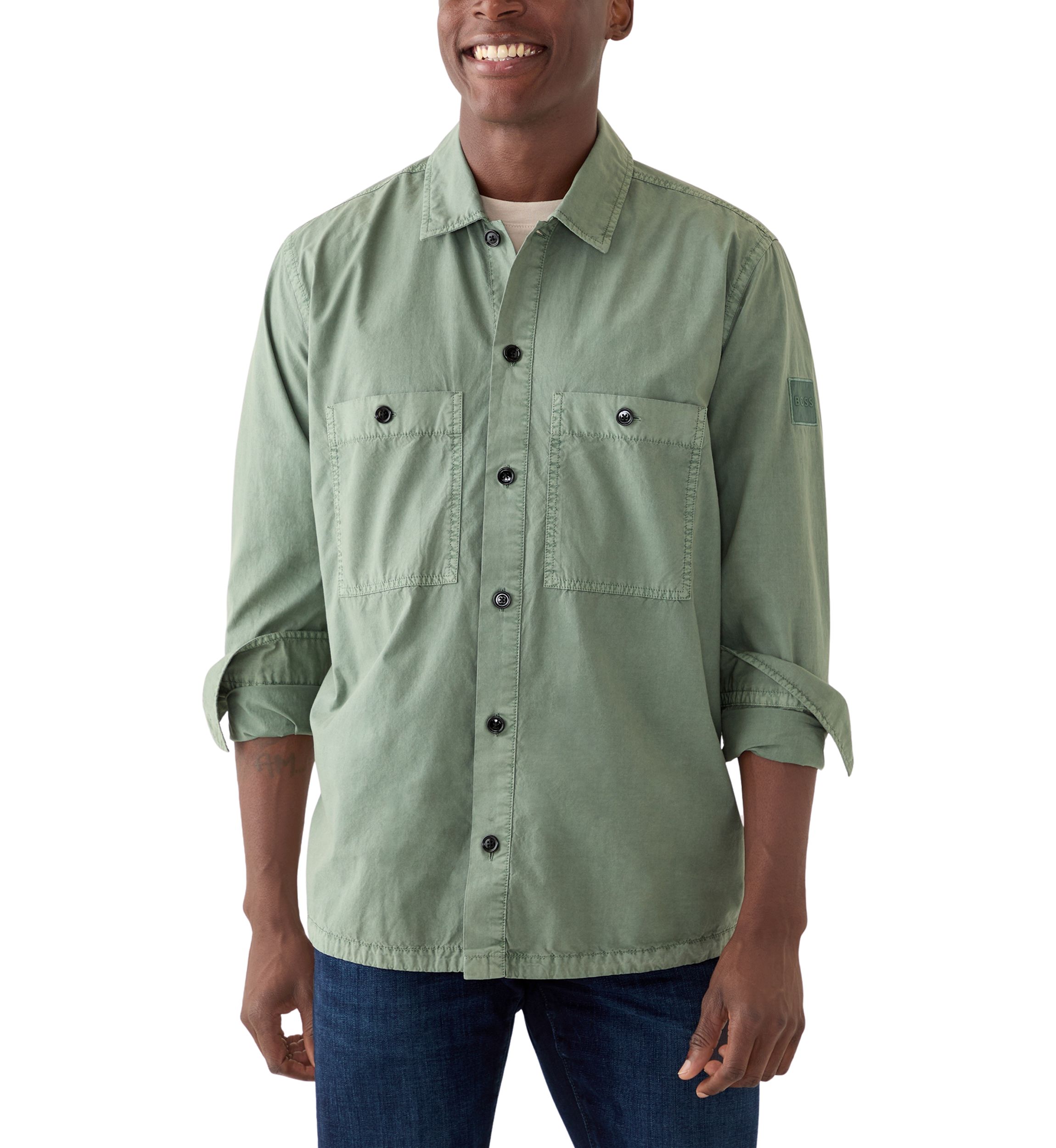 Mens Locky 2 Button Down Shirt