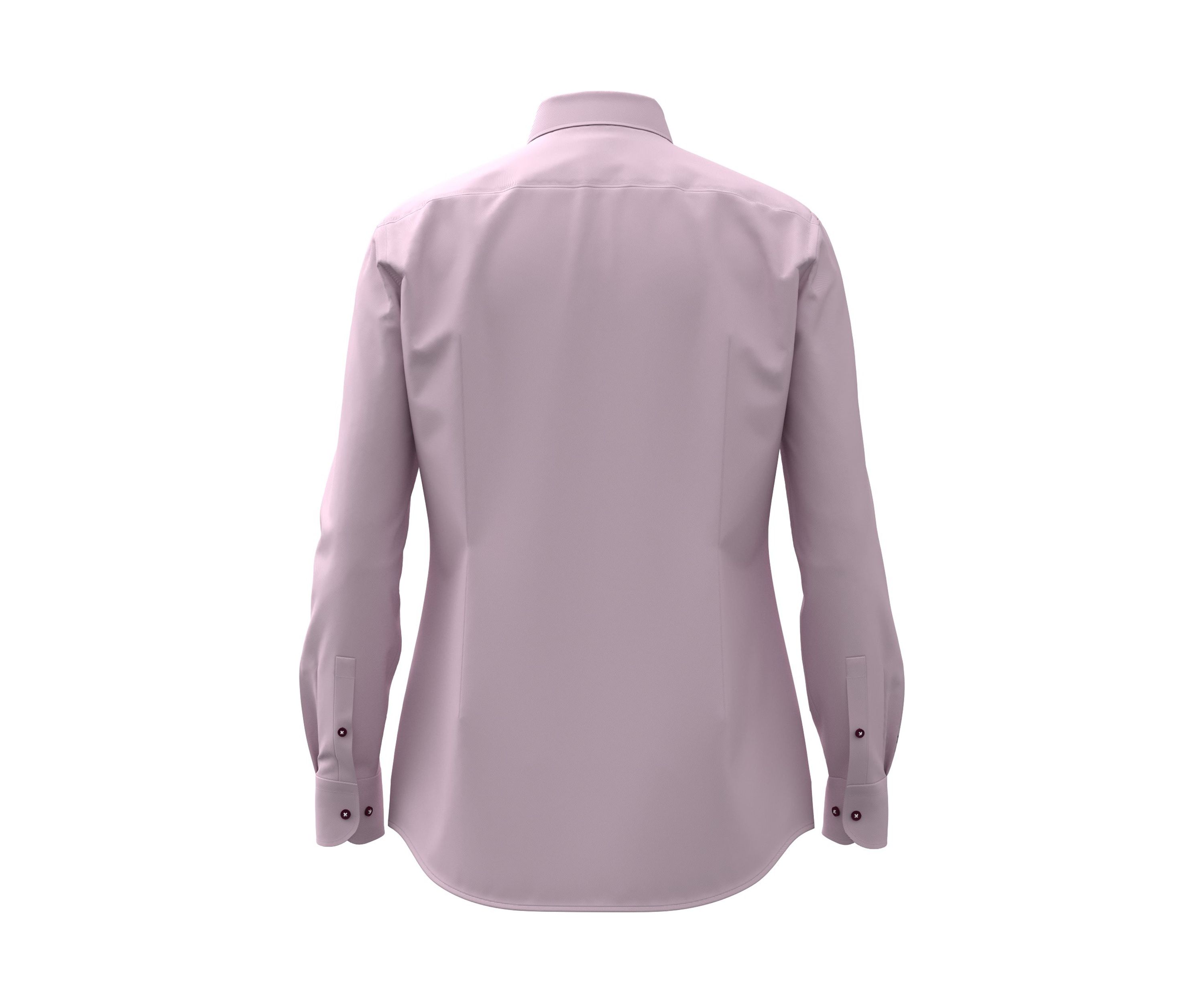 Solid Cotton Dress Shirt 