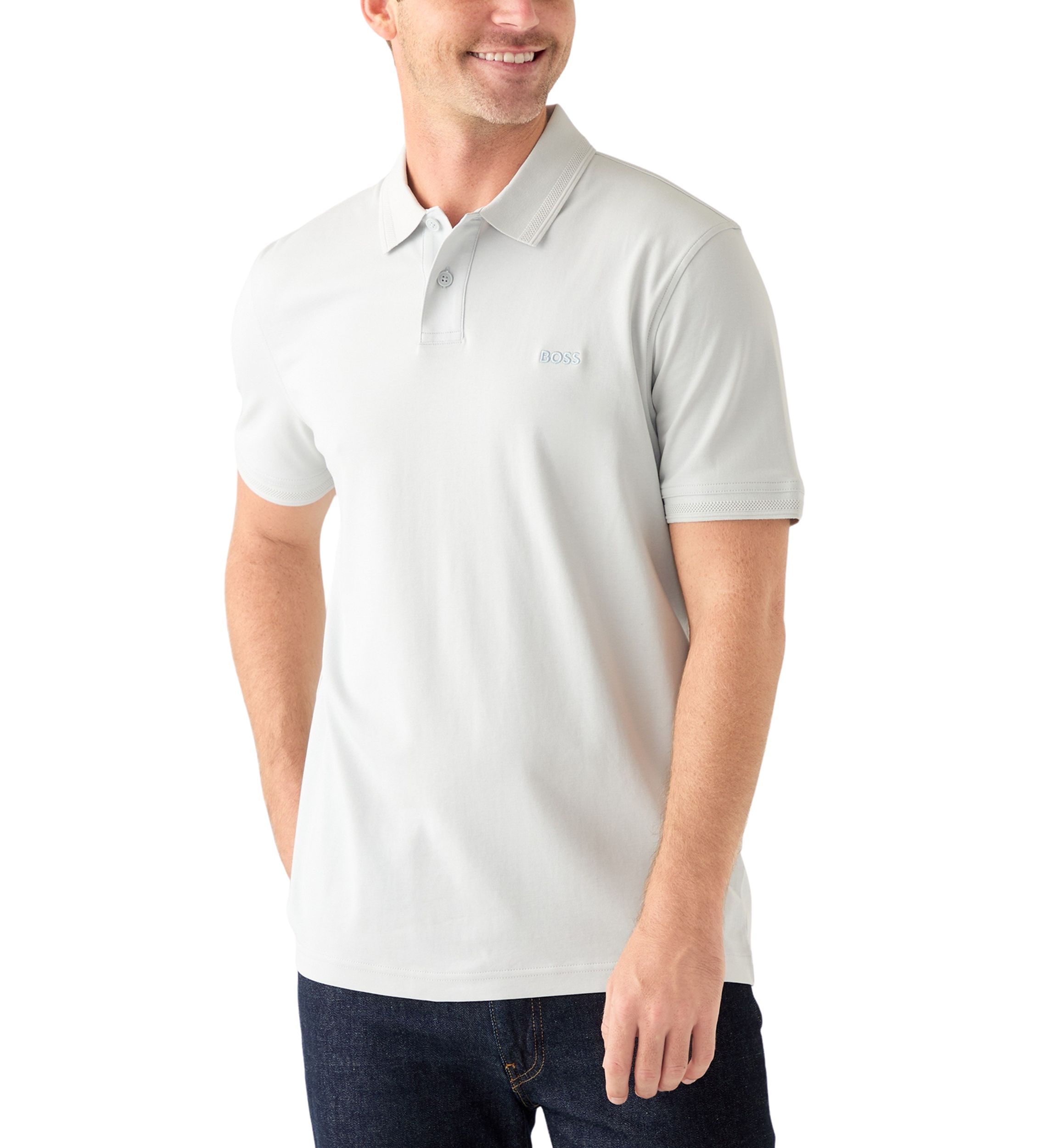 Mens Short Sleeve Interlock Polo