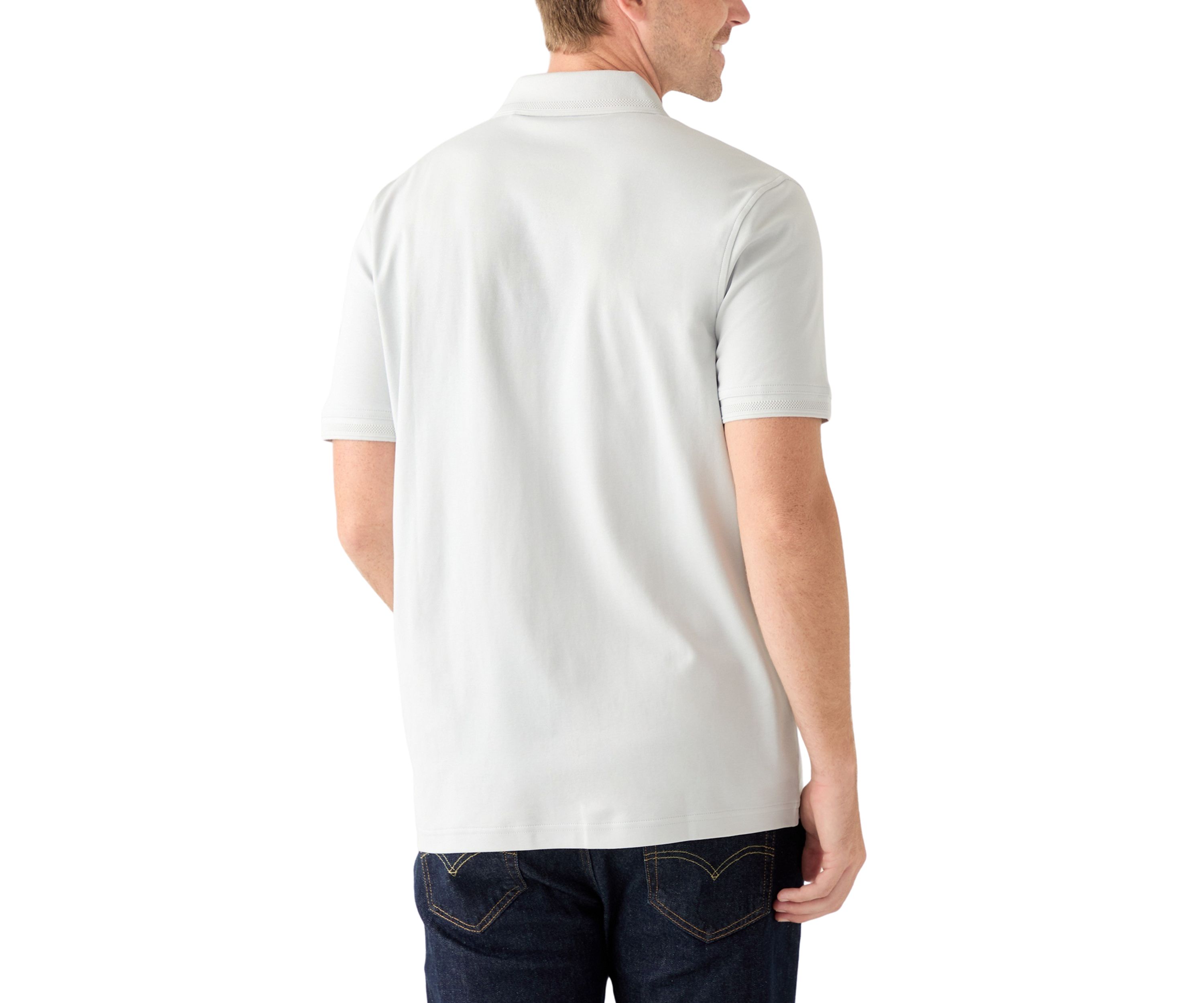 Mens Short Sleeve Interlock Polo