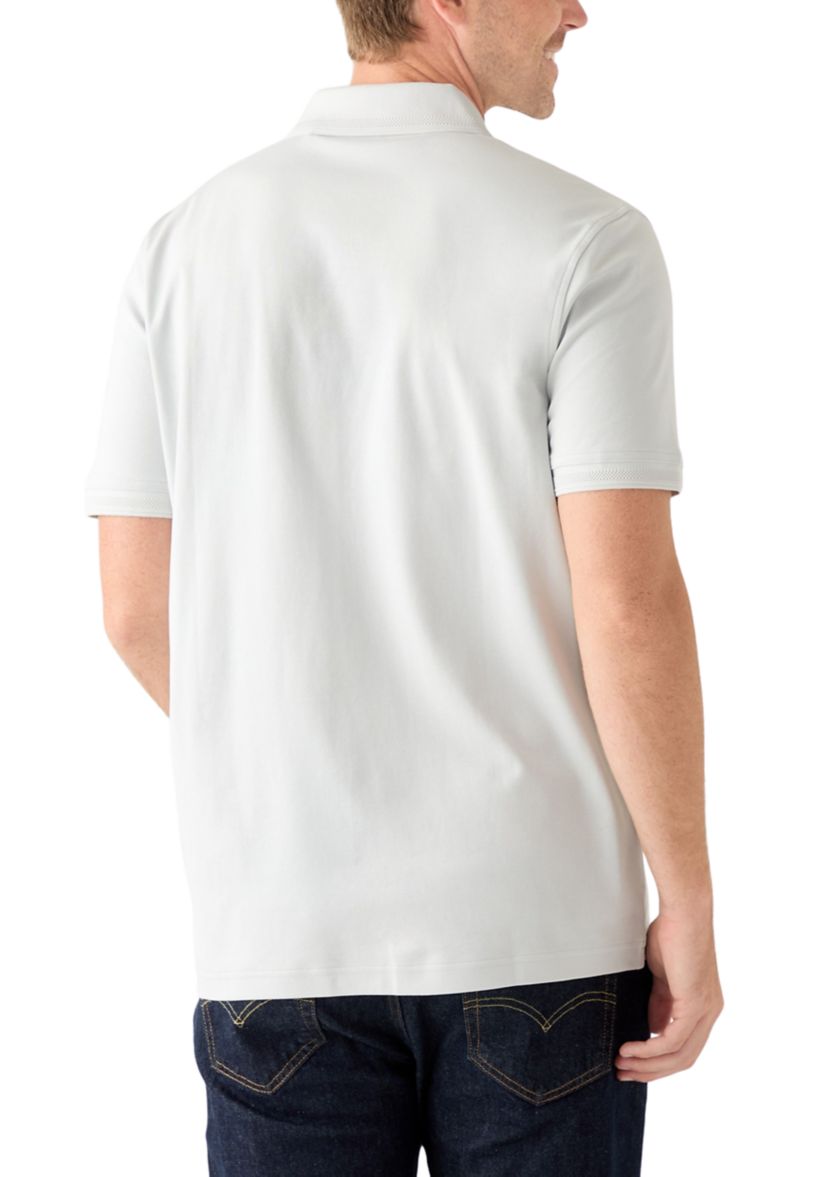 Mens Short Sleeve Interlock Polo