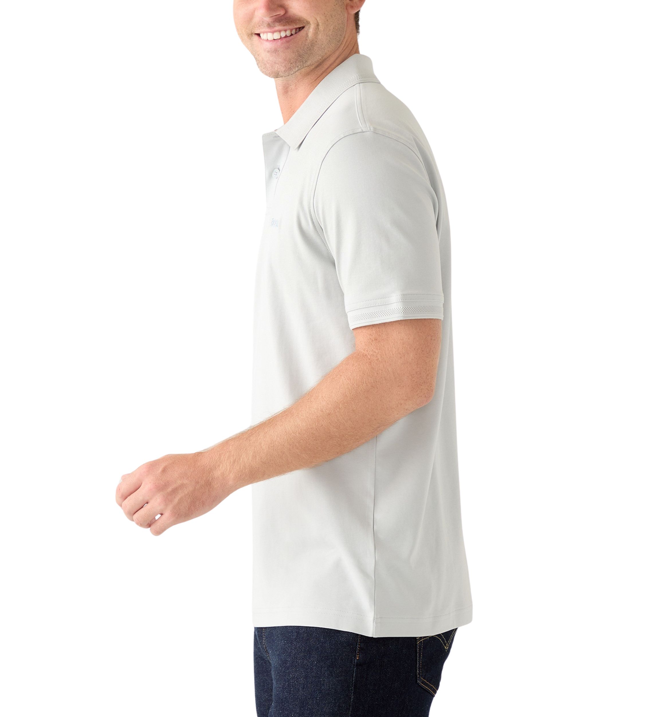 Mens Short Sleeve Interlock Polo