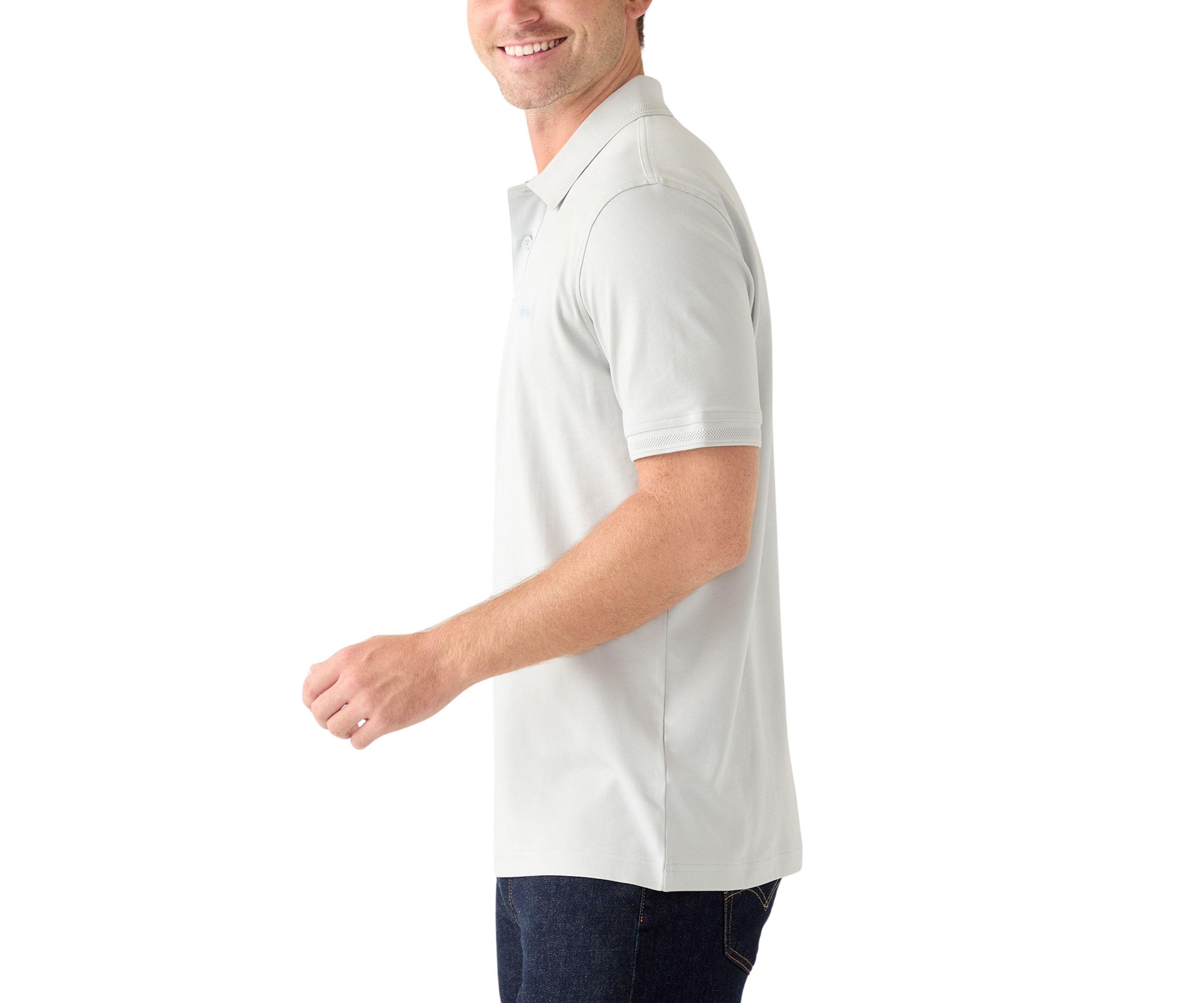Mens Short Sleeve Interlock Polo