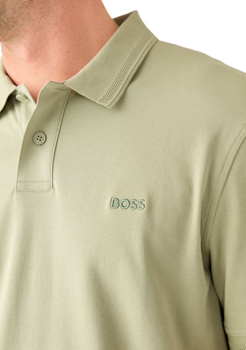 Mens Short Sleeve Interlock Polo Shirt 