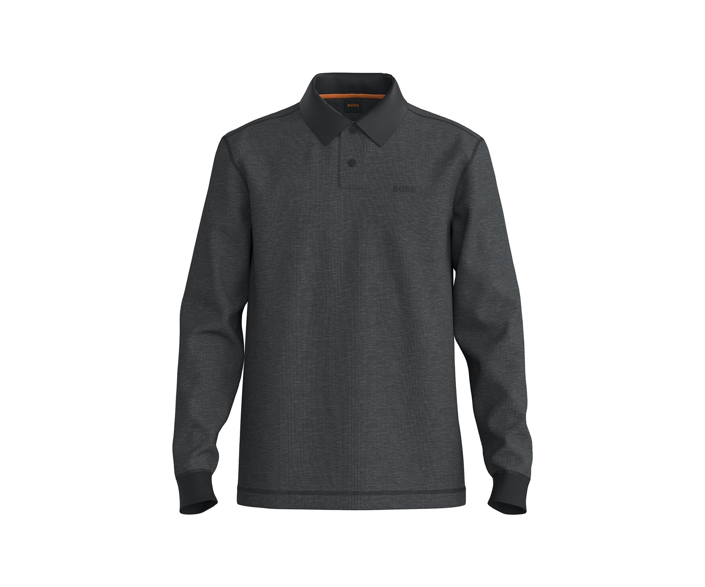 Mens Pete Long Sleeve Polo Shirt