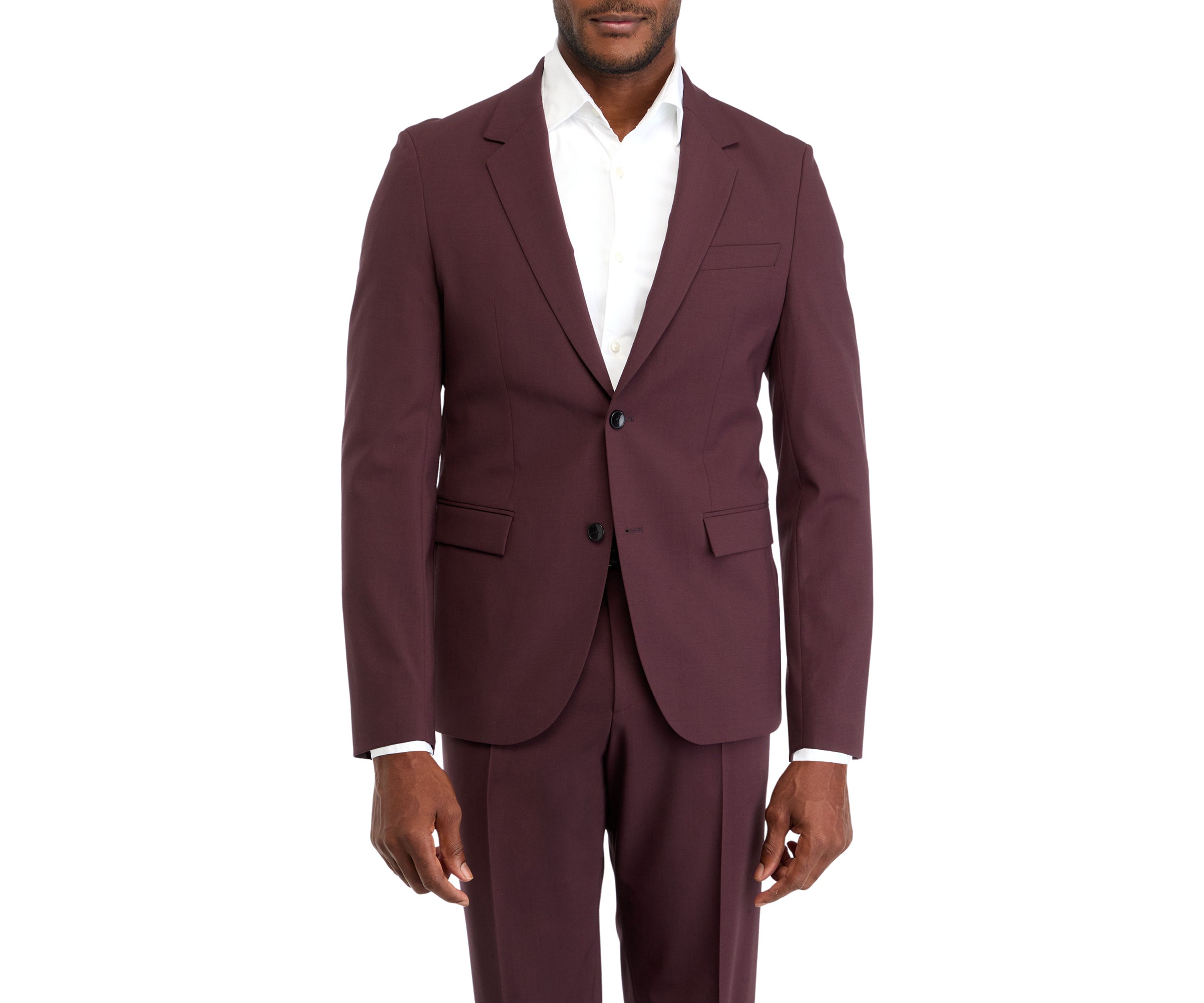 Mens Suit Separate Wool Coat 