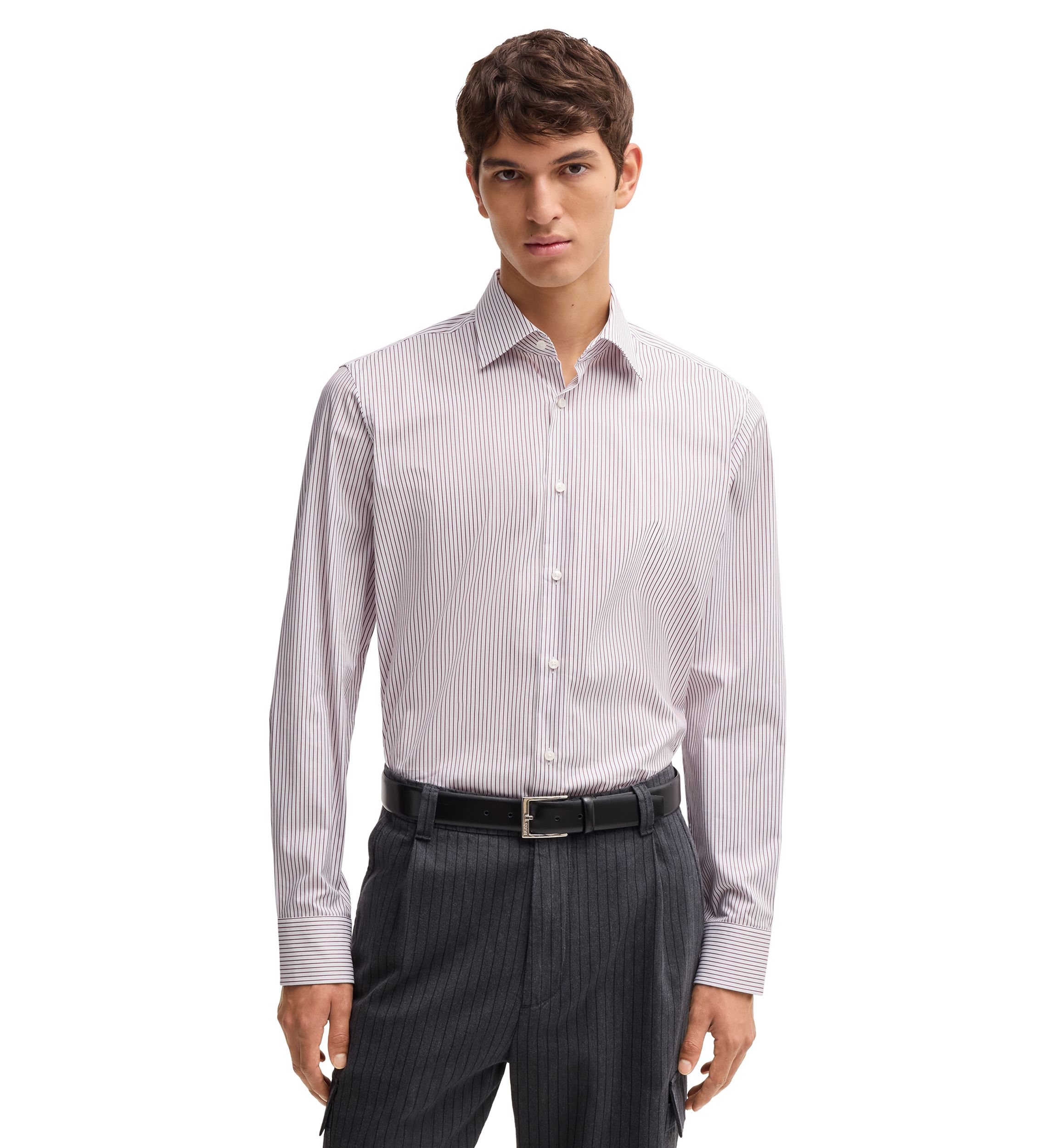 Mens Joe Kent Stripe Dress Shirt