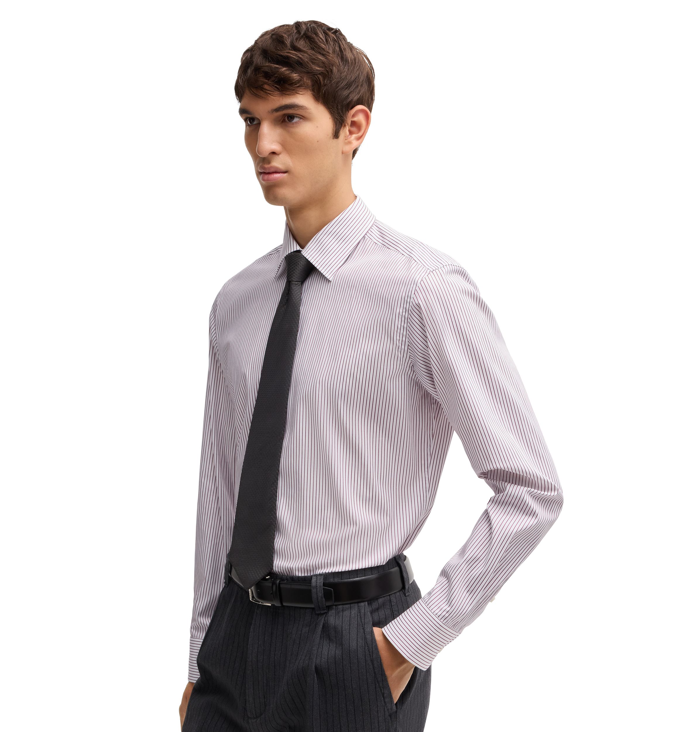 Mens Joe Kent Stripe Dress Shirt