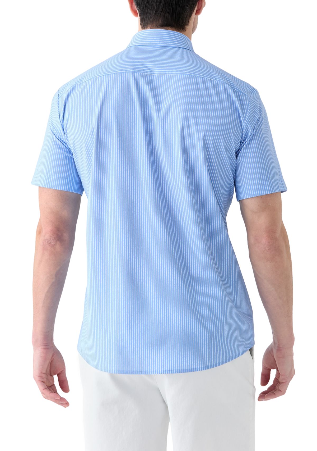 Short Sleeve Woven Printed Button Up Shirt 