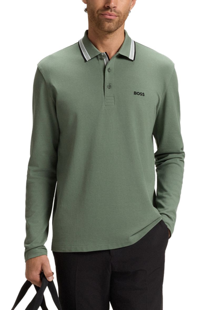 Plisy Long Sleeve Polo Shirt