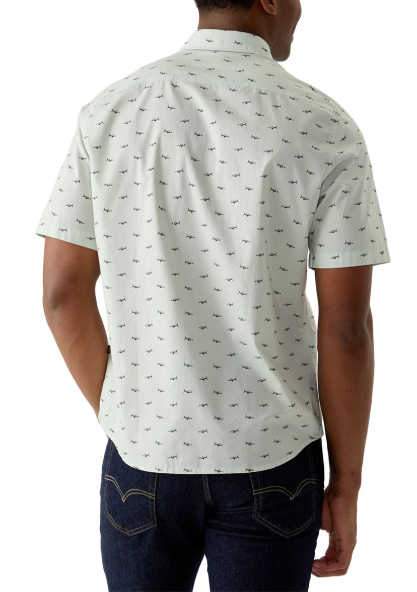 Mens Printed Dress Shirt