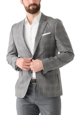 HUGO BOSS Men's Printed Virgin Wool Sport Coat