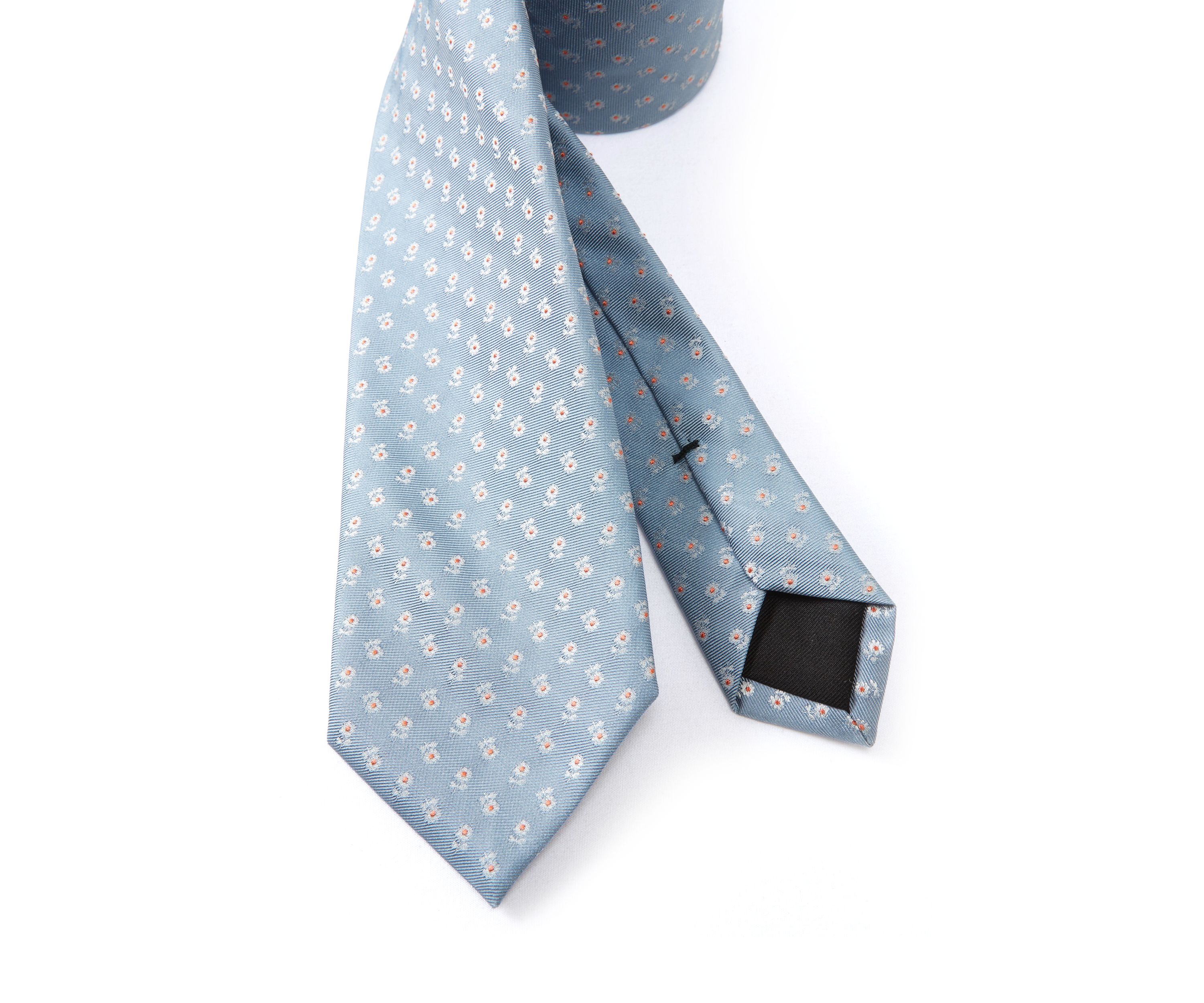 Floral Embroidered Tie