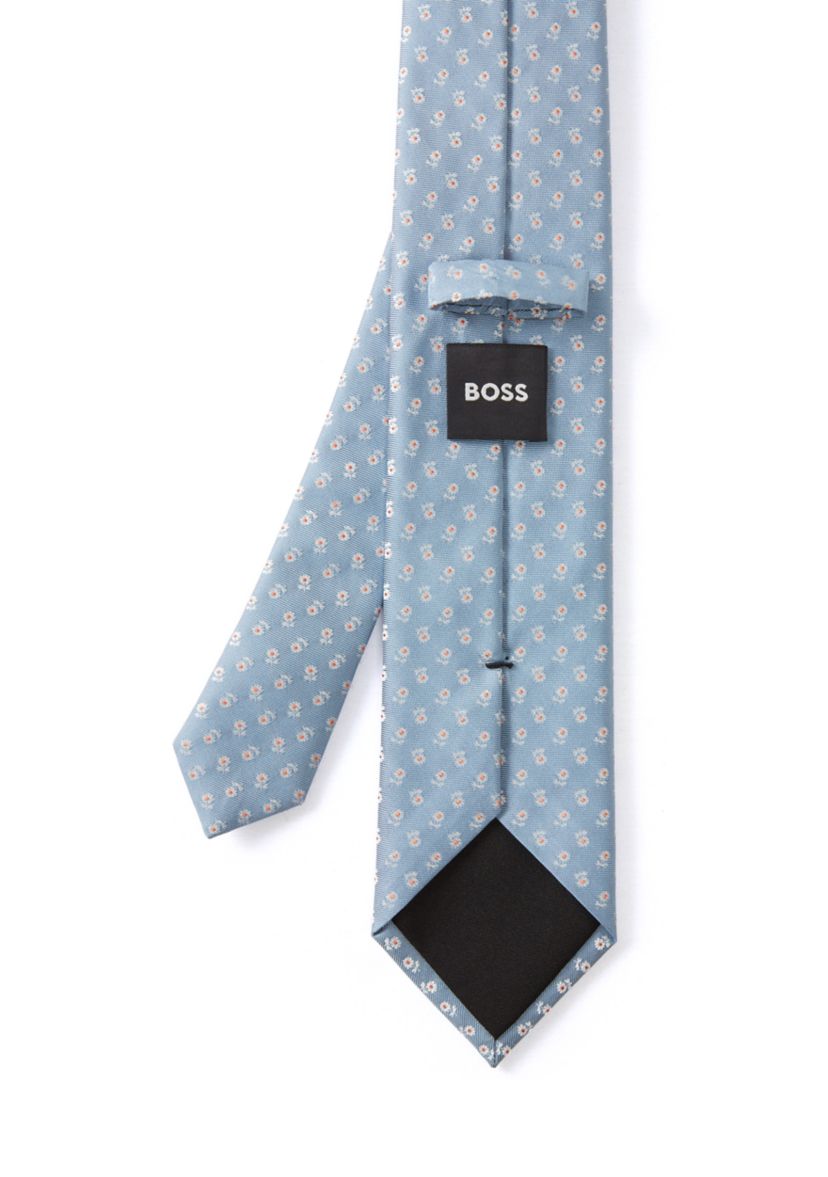 Floral Embroidered Tie