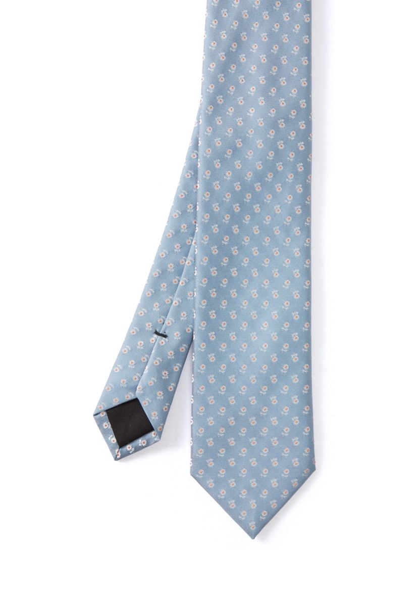 Floral Embroidered Tie