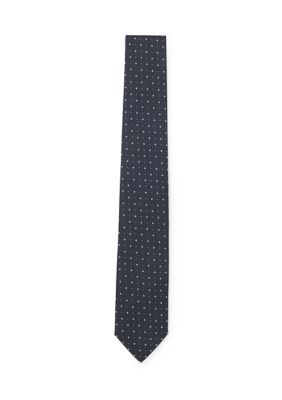 HUGO BOSS Men's Silk Neck Tie with Jacquard Pattern