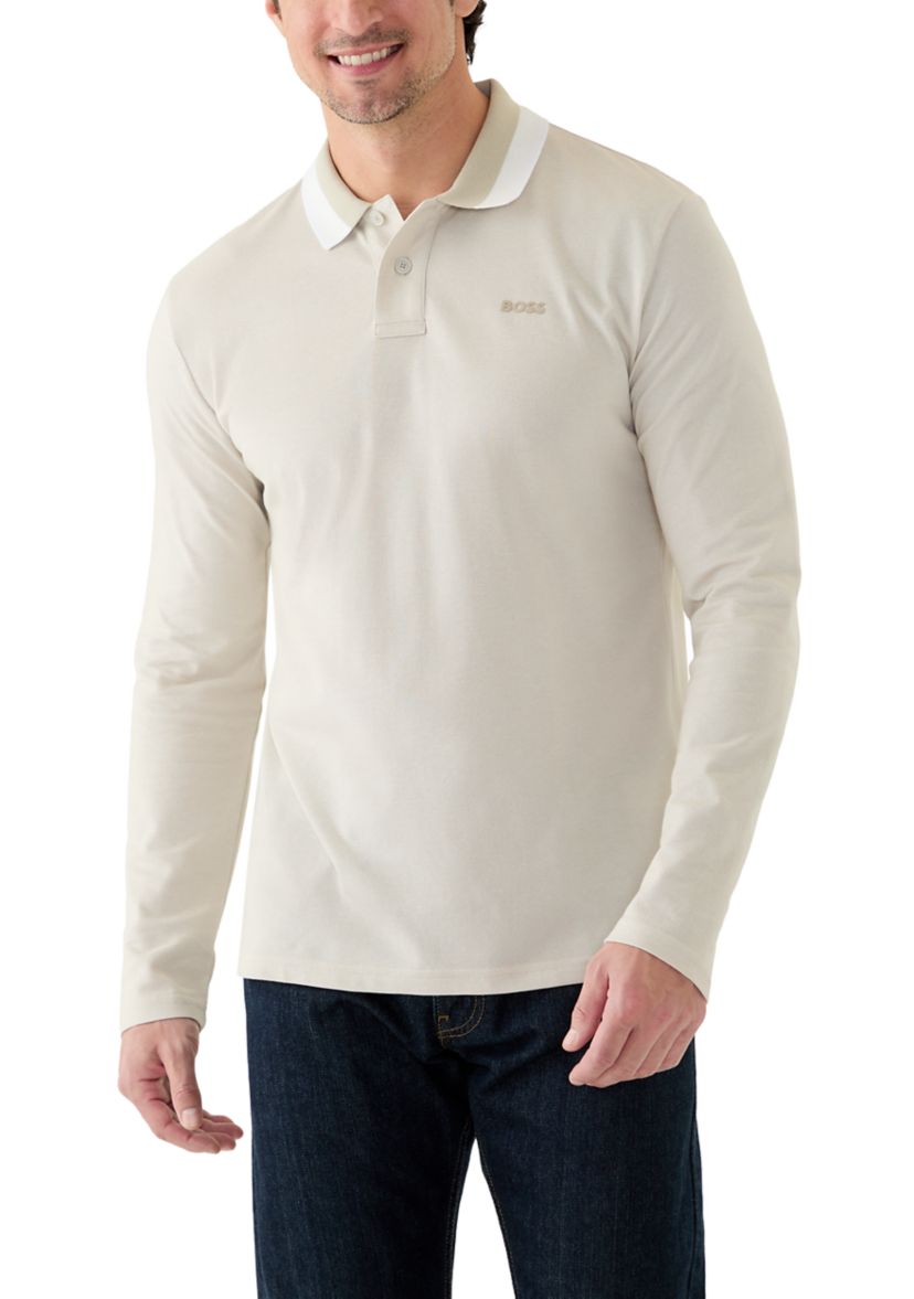 Mens Long Sleeve Oxford Shirt