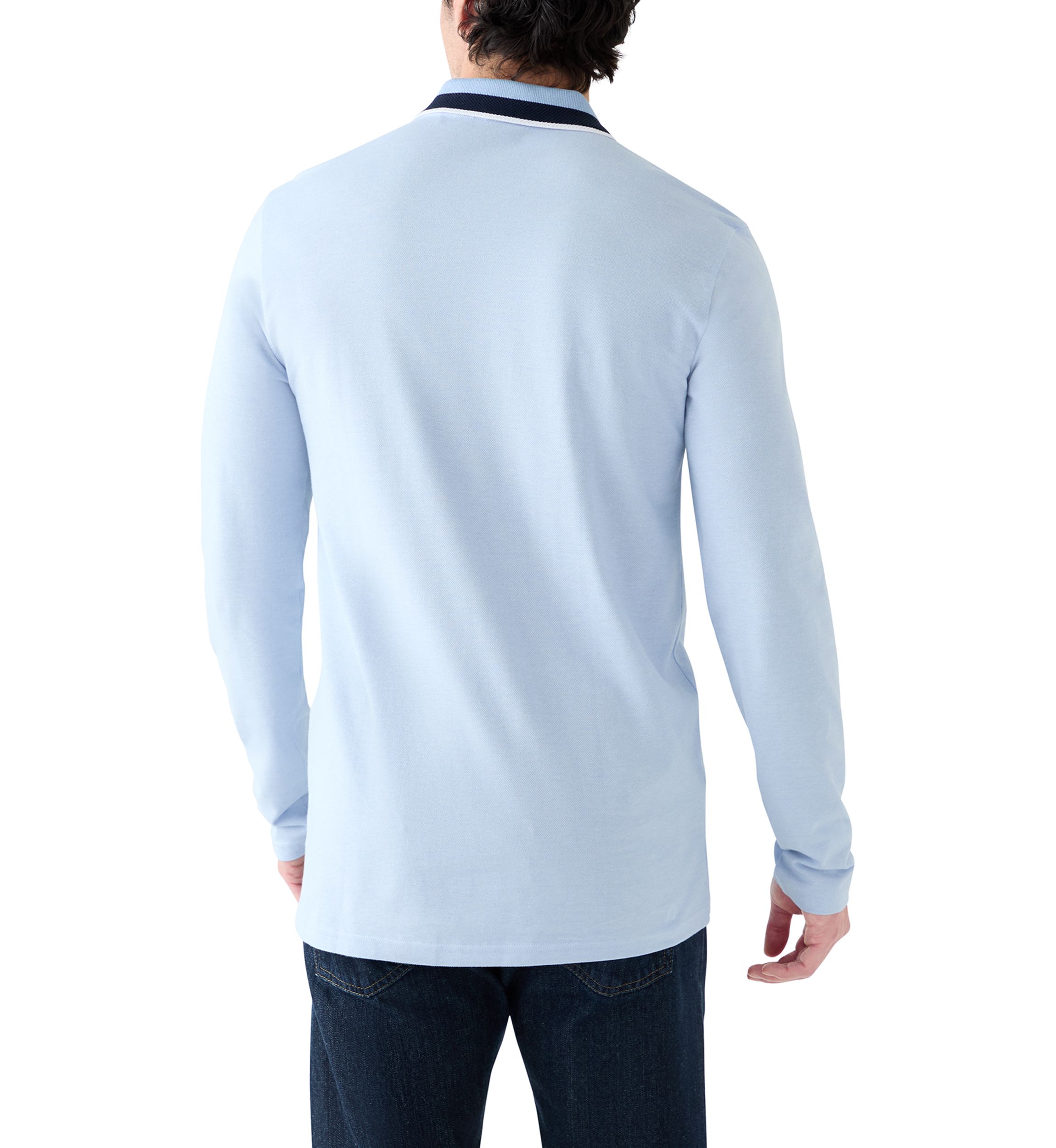 Mens Long Sleeve Polo Shirt
