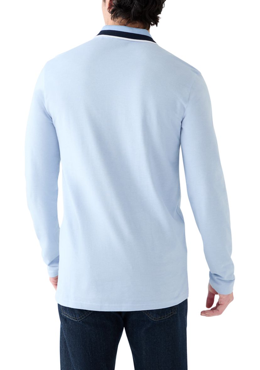 Mens Long Sleeve Polo Shirt