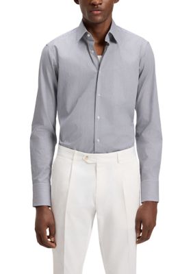 HUGO BOSS Men's Easy Stretch Cotton Twill Shirt