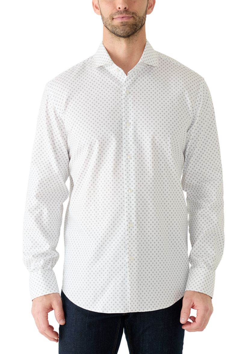 HUGO BOSS Men's Geometric Print Button Down Shirt | Belk