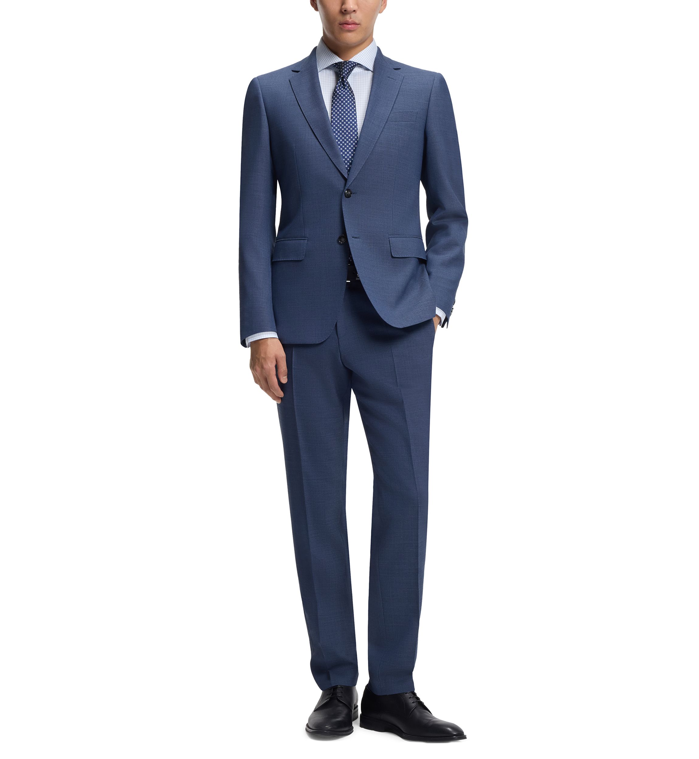 HUGO BOSS スーツ ブルー系ネイビー 50 HUGO BOSS Men's Slim Fit Two Piece Suit | Belk