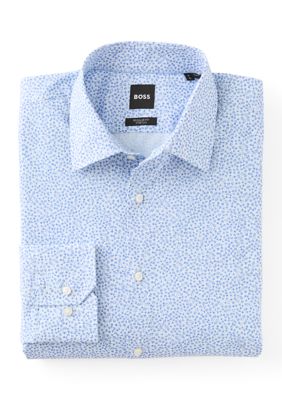 HUGO BOSS Men's Regular Fit Printed Dress Shirt