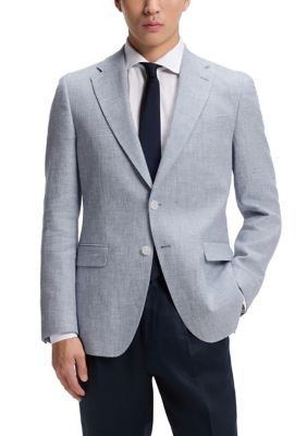 HUGO BOSS Men's Slim Fit Blazer, 48 Regular